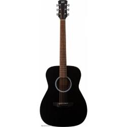 Акустическая гитара, цвет черный JET JF-155 BKS
