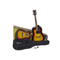 Комплект акустическая гитара и аксессуары, цвет- натуральный DEAN AX PDY GN PK