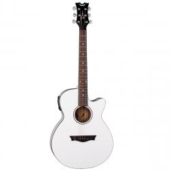 Электроакустическая гитара с вырезом, цвет белый DEAN AX PE CWH
