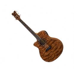 Электроакустическая гитара ЛЕВОСТОРОННЯЯ, цвет натуральный DEAN Exotica A/E Bubinga Wood Lefty