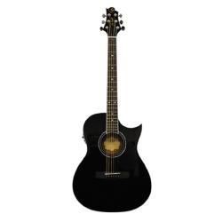 Электроакустическая гитара с вырезом, цвет черный (Индонезия). GREG BENNETT GA100SCE/BK