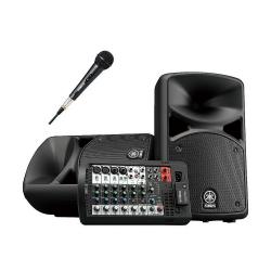 Система звукоусиления 400 Вт (200 Вт + 200 Вт) с 1 микрофоном YAMAHA STAGEPAS 400B1M