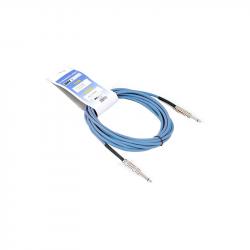 Инструментальный кабель, 6,3 джек моно  6,3 джек моно, длина 2 м (синий) INVOTONE ACI1002/B