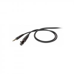 Проф. микрофонный кабель, моно джек  XLR F, длина - 5м DIE HARD DHG200LU5