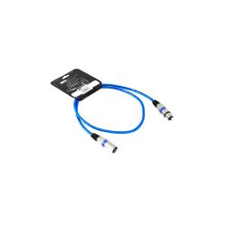 Микpoфонный кабель, XLR  XLR длина 1 м (синий) INVOTONE ACM1101/B
