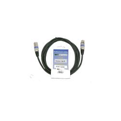 Микpoфонный кабель, XLR  XLR длина 6 м (черный) INVOTONE ACM1106/BK