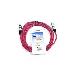 Микpoфонный кабель, XLR  XLR длина 10 м (красный) INVOTONE ACM1110/R