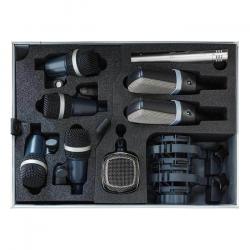 Комплект микроф для ударных инструментов(1x D12VR, 2x C214, 1x C451, 4x D40) AKG Drumset Premium