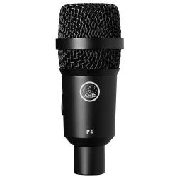 Динамический микрофон для озвучивания барабанов, перкуссии и комбо AKG P4