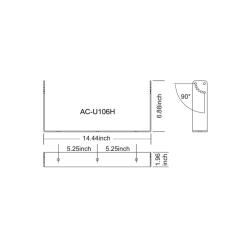 Крепление (черное) для Archon 106 ( горизонтальное) FBT AC-U106H