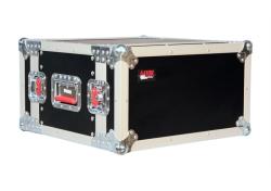 Рэковый флайт-кейс,6 U,красные ручки с резиновым покр.,дерево,черн., вес 12,99кг GATOR G-TOUR EFX6