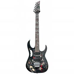 Электрогитара, именная модель Steve Vai, с кейсом IBANEZ JEM77-FP2  Steve Vai Signature Floral Pattern 2