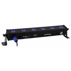 LED панель, 6 шт. х 3 Вт UV (ультрафиолет), DMX-512 INVOLIGHT PAINTBAR UV6