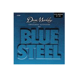 Струны для 5-стр. бас-гит. (нержав, заморозка) толщина 50-128 DEAN MARKLEY 2680 Blue Steel Bass MED