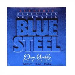 Струны для 7-стр. электрогитары (8% никел. покрытие,заморозка) 11-60 DEAN MARKLEY 2562A Blue Steel