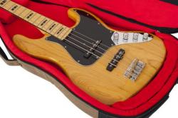 Усиленный нейлоновый чехол для бас-гитар, цвет бежевый GATOR GT-BASS-TAN