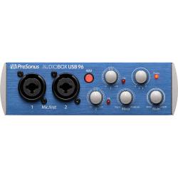 Аудио/MIDI интерфейс 2х2 для РС или МАС 24бит/96кГц, ПО Studio One Artist PRESONUS AudioBox USB 96