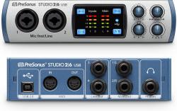 Аудио/MIDI интерфейс, USB 2.0, 2 вх/4 вых каналов PRESONUS Studio 26