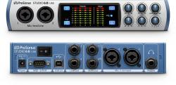 Аудио/MIDI интерфейс, USB 2.0, 6 вх/6 вых каналов, предусилители XMAX, до 24 бита/192кГц, MIDI I/O, S/PDIF I/O, ПО StudioLive Artist PRESONUS Studio 68