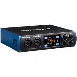 Аудио/MIDI интерфейс, USB-C 2.0, 2 вх/4 вых каналов, предусилители XMAX, до 24 бит/192кГц, MIDI I/O,... PRESONUS Studio 26C