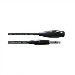 Инструментальный кабель XLR female/джек стерео 6.3мм male, 9.0м, черный CORDIAL CIM 9 FV