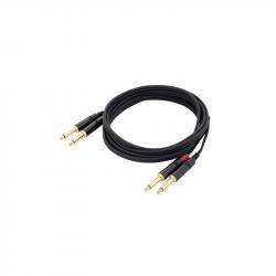 Инструментальный кабель джек моно 6.3мм/джек моно 6.3мм, 1.5м, черный CORDIAL CCI 1.5 PP
