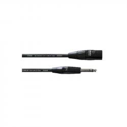 Инструментальный кабель джек стерео 6.3мм male/джек стерео 6.3мм male, 1.5м, черный CORDIAL CIM 1.5 VV
