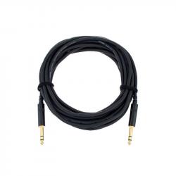 Инструментальный кабель джек/джек стерео 6.3мм, 6.0м, черный CORDIAL CFM 6 VV