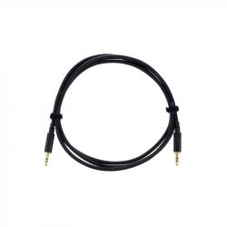 Инструментальный кабель мини-джек стерео 3.5мм male/мини-джек стерео 3.5мм male, 1.5м, черный CORDIAL CFS 1.5 WW