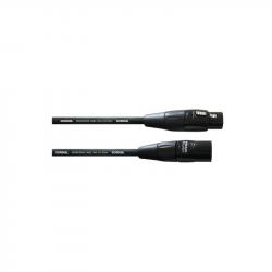 Микрофонный кабель XLR female/XLR male, 7.5м, черный CORDIAL CIM 7.5 FM
