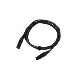 Микрофонный кабель XLR female—XLR male, разъемы Neutrik, 2.5м, черный CORDIAL CPM 2.5 FM
