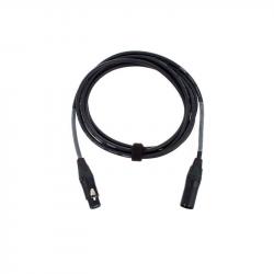 Микрофонный кабель XLR female—XLR male, разъемы Neutrik, 3.0м, черный CORDIAL CPM 3 FM
