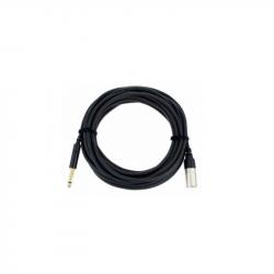 Микрофонный кабель XLR male/моно джек 6,3 мм, 7,5 м, черный CORDIAL CCM 7,5 MP