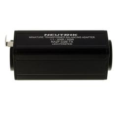 Адаптер-переходник с трансформаторной развязкой, 3-контактный XLR Female «мама» -> RCA Female «мама» с красным изолятором NEUTRIK NA2F-D2B-TX