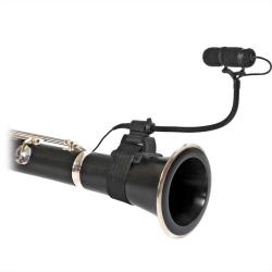 Микрофон с универсально монтируемым гибким креплением для фагота, кларнета, флейты, габоя, тарелок, конденсаторный, инструментальный Gooseneck, CORE, разъем MicroDot (XLR адаптер в комплекте), Hi-Sens 6мВ/Па, Max.SPL 142 dB, кабель 1,6 мм DPA 4099-DC-1-101-U