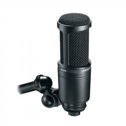 Микрофон студийный конденсаторый кардиоидный с большой диафрагмой AUDIO-TECHNICA AT2020
