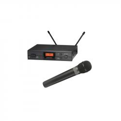Ручная радиосистема, 10 каналов UHF с ручным динамическим микрофоном AUDIO-TECHNICA ATW2120a