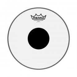 Однослойный прозрачный пластик для тома, 10', ударный REMO CS-0310-10 Controlled Sound Clear Top Black Dot 10'