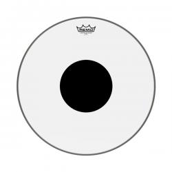 Однослойный прозрачный пластик для тома, 18', ударный REMO CS-0318-10 Controlled Sound Clear Top Black Dot 18'