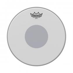Однослойный матовый пластик для тома, 12', ударный REMO CS-0112-10 Controlled Sound Coated Bottom Black Dot 12'