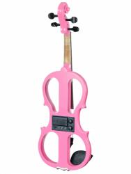 Электроскрипка размер 4/4, цвет - розовый, контурная, деревянная ANTONIO LAVAZZA EVL-01 PK