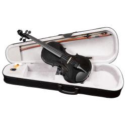 Скрипка размер 4/4, цвет - чёрный металлик (комплект - кейс + смычок + канифоль) ANTONIO LAVAZZA VL-20 BK