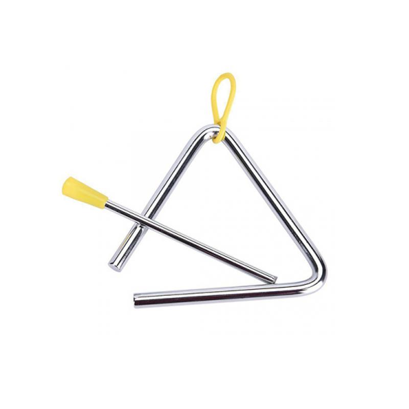  Треугольник хромированный, с держателем и ударной палочкой 10
