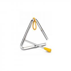Треугольник хромированный, с держателем и ударной палочкой 9
