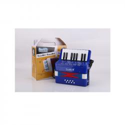Аккордеон детский, цвет - синий, правая рука - хроматический звукоряд, уменьшенная рояльная клавиату... FUTURE STAR FF-17K-BL