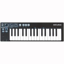 32 клавишная динамическая MIDI мини-клавиатура ARTURIA KeyStep Black Edition