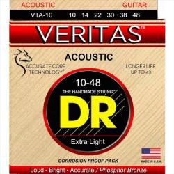 Струны для акустической гитары.  DR STRINGS VTA-10