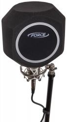 Уникальный звукопоглощающий шар для большинства студийных микрофонов FORCE PF-08