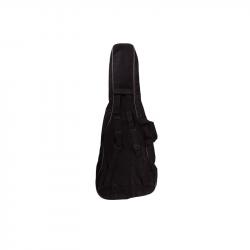 Чехол для акустической гитары, цвет чёрный с серым кантом. FORCE STD-A GY