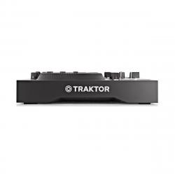 2-х канальный системный контроллер для Traktor Pro/DJ, 16 RGB пэдов, аудио интерфейс 24 бит/ 96 кГц, 2-х канальный микшер, микрофонный вход, 2 стерео выхода (линейный и 3.5 мм TRS), выход на наушники, USB-порт, iOS-порт, Traktor DJ, MAC/PC/iOs. NATIVE INSTRUMENTS TRAKTOR KONTROL S2 MK3